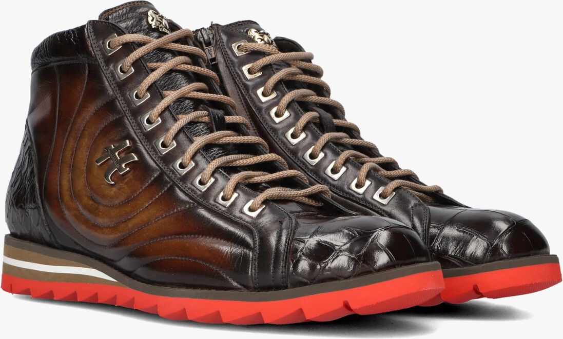 bruine harris hoge sneakers 3023