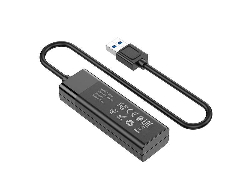onit USB-A-Hub 4A Leichter und kompakter Hub mit 4 USB-A-Ports