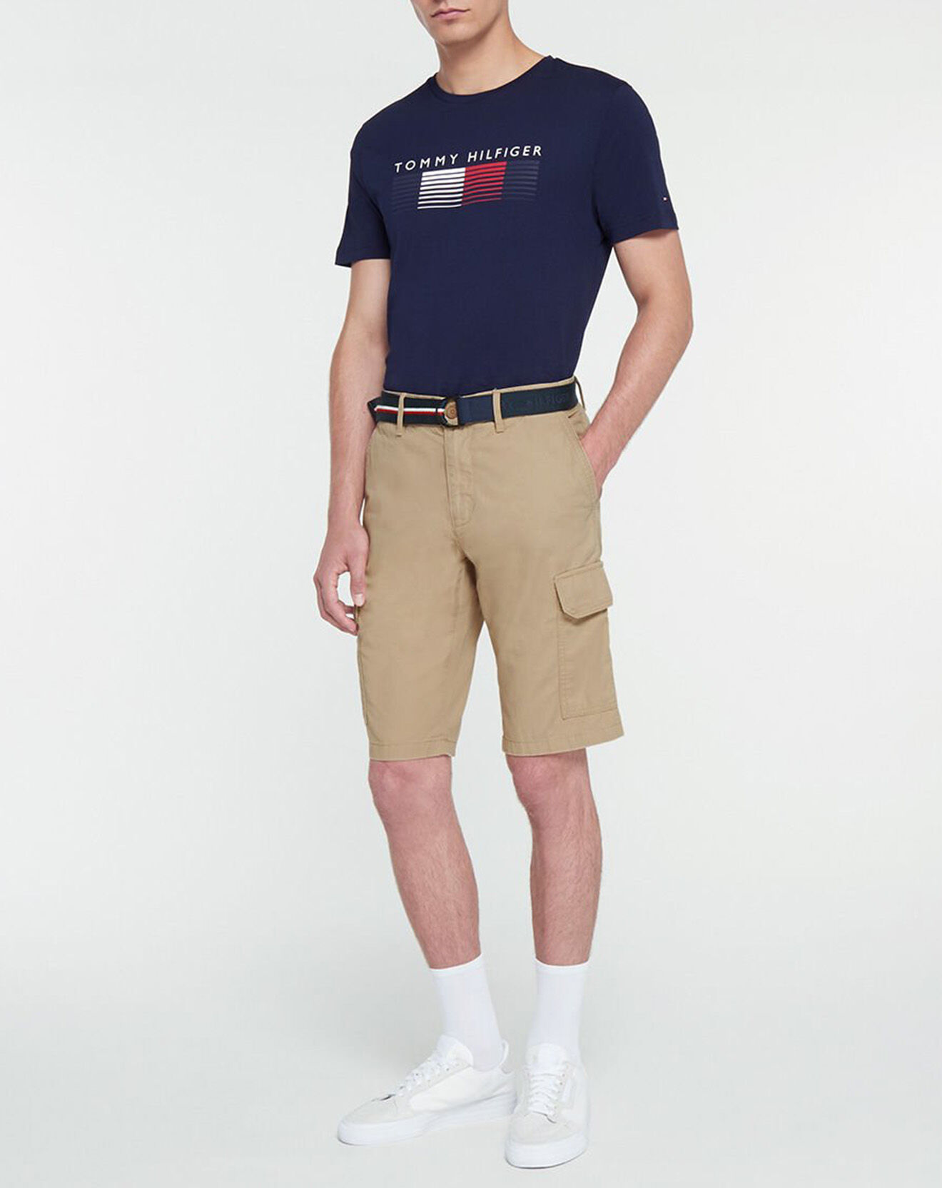 Tommy Hilfiger Bermuda 100% Coton Bio John Cargo beige