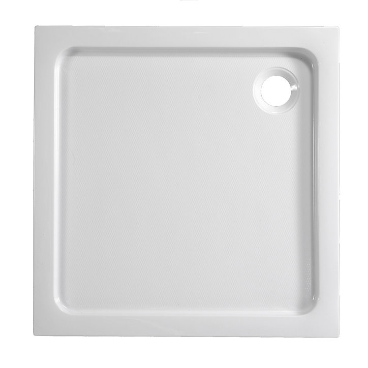Receveur de douche à poser 90 x 90 cm, Dommel