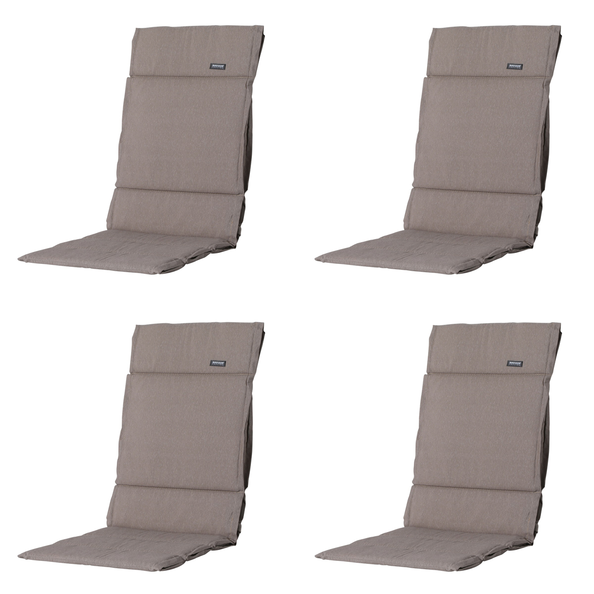Madison Panama taupe Tuinkussen - Set van 4