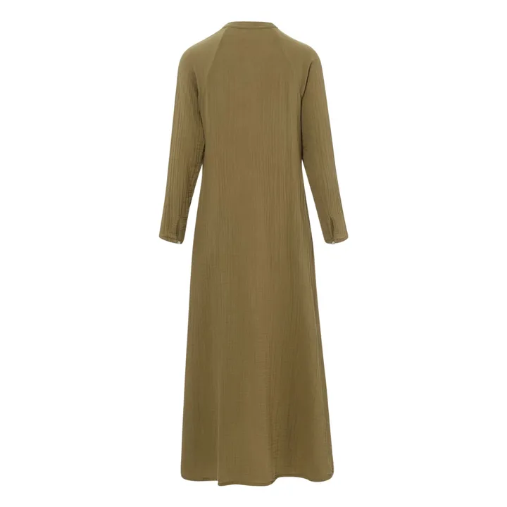 Xirena Robe Tabitha Gaze de Coton | Vert kaki