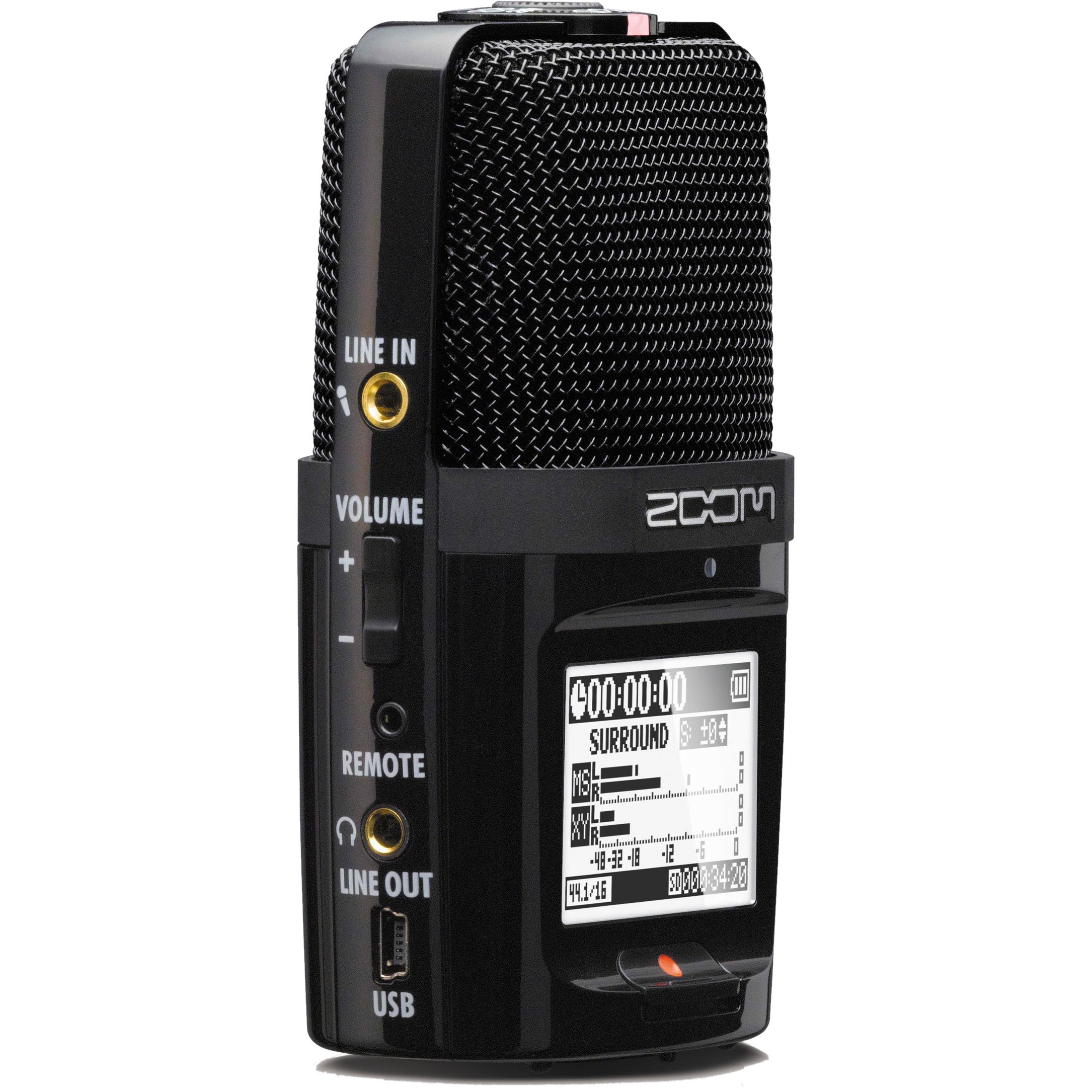 Zoom H2n handheld audiorecorder