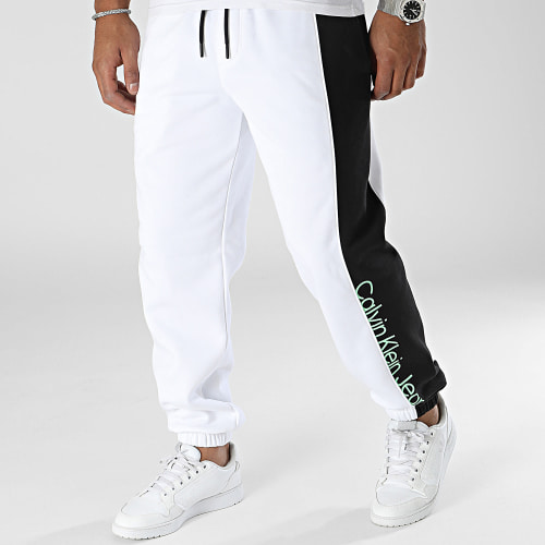 Pantalon Jogging 4052 Blanc Noir