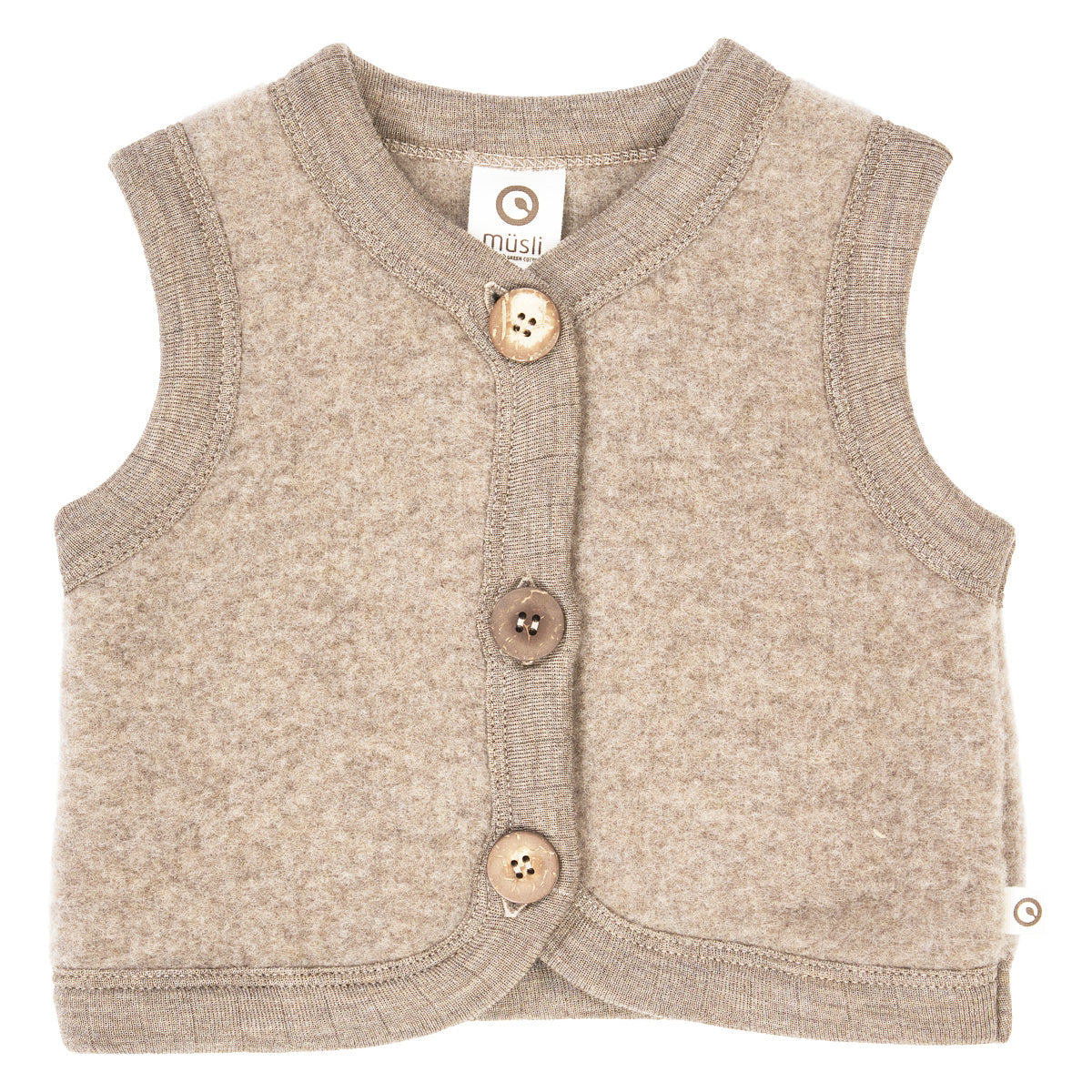 Müsli Vest Woolly Uld Fleece