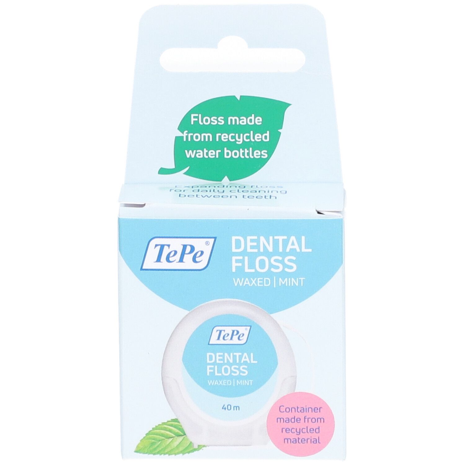 TePe® DENTAL FLOSS WAXED MINT 40m