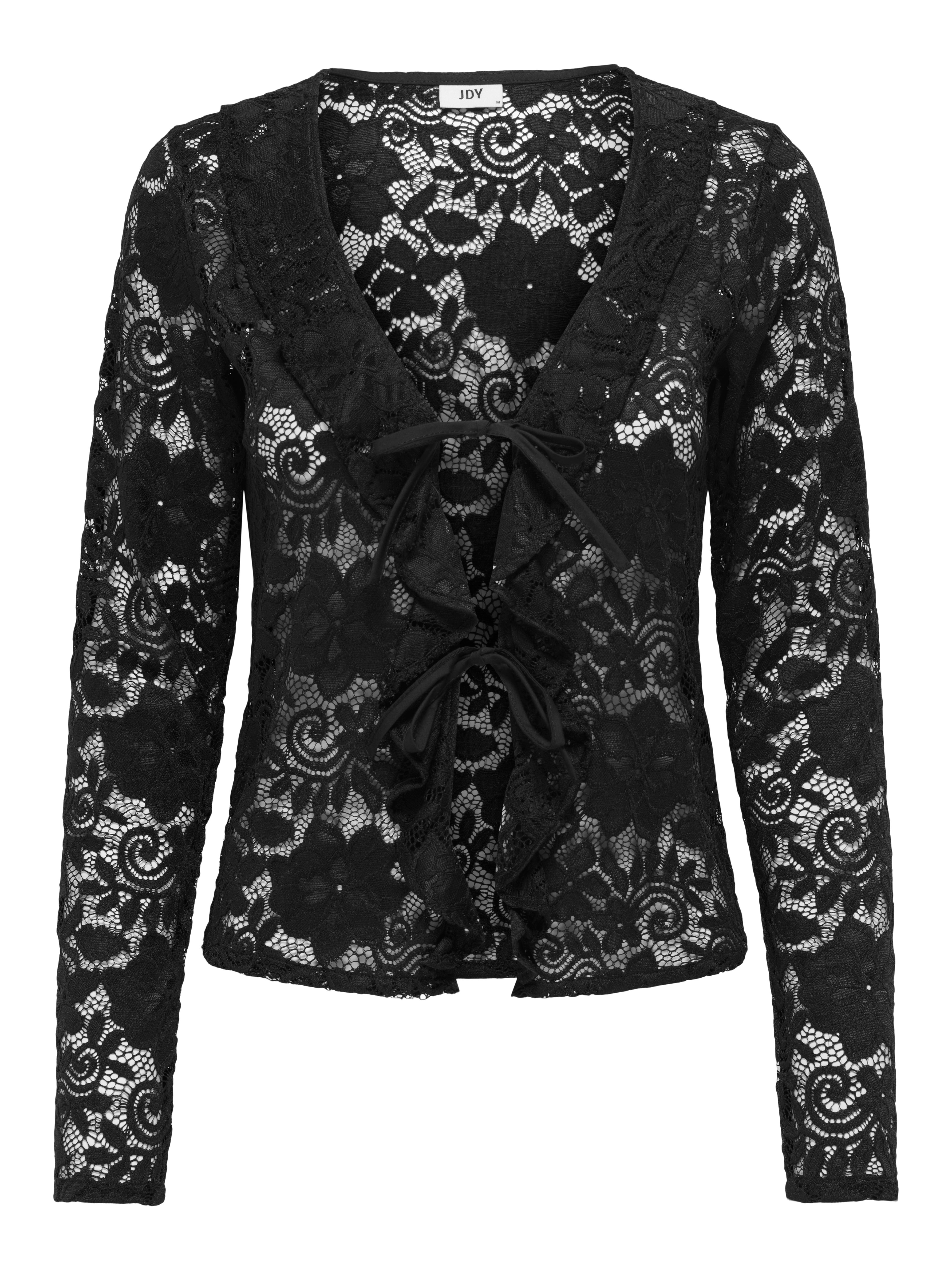 JDYNOE Strickjacke Black