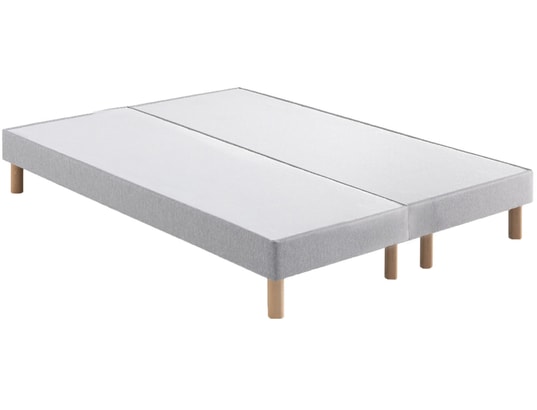 PLS - Sommier 2 x 80 x 200 Confort ferme AB16910, 2x0820 + pieds