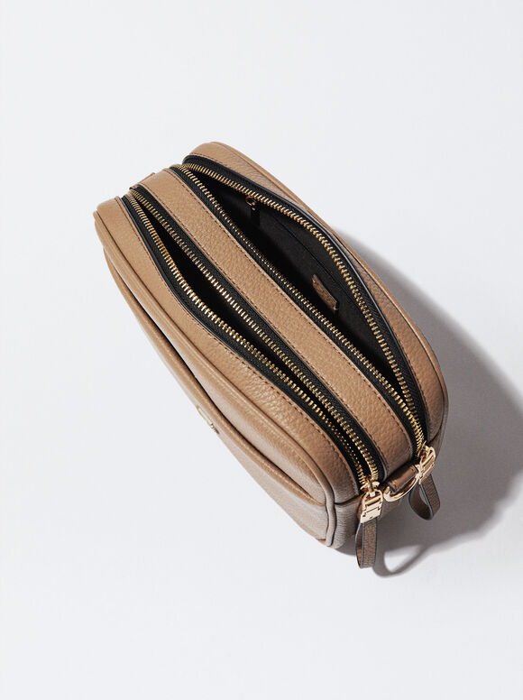 Bolsa de ombro personalizável - Marrom