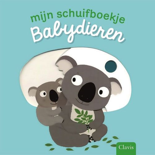 Uitgeverij clavis mijn schuifboekje babydieren 1442676