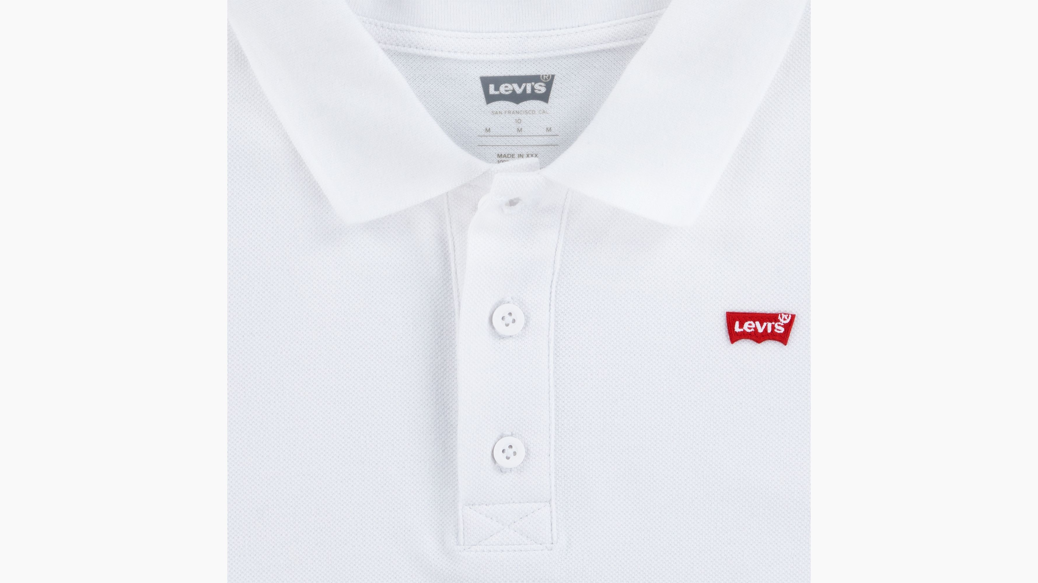 Ado polo biais encolure - White - Blanc