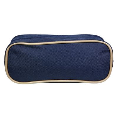 Trousse rectangulaire Cybel - 2 compartiments - bleu marine - Bagtrotter