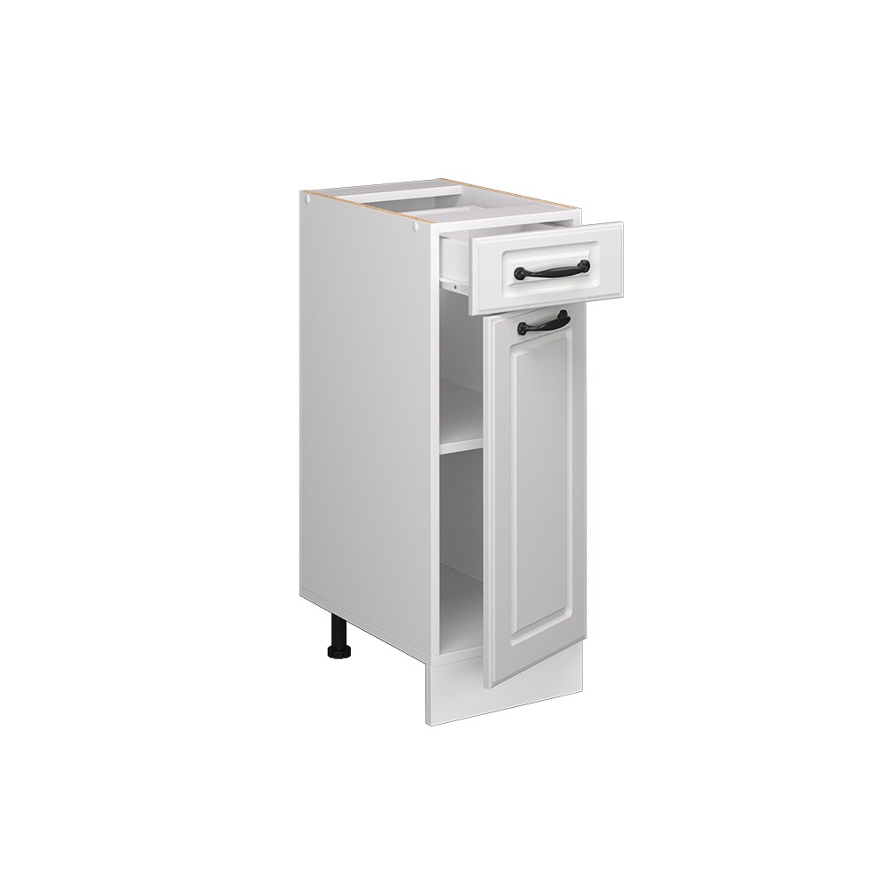 Vicco Schubunterschrank Küchenschrank Küchenzeile R-Line Landhaus 30 cm Weiß Tür Schublade