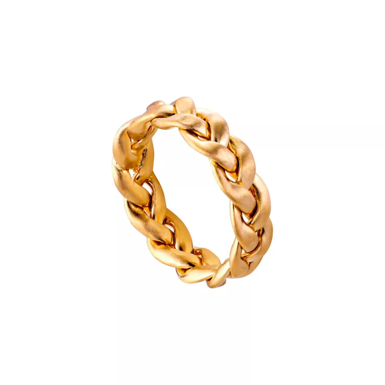 Jane Kønig Flet Ring 18 kt. Forgyldt Sølv JK0004R-G
