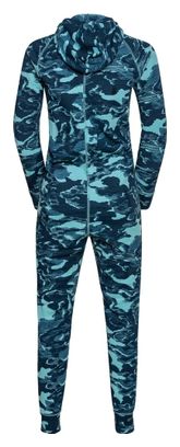 Combinaison Odlo Active Warm Eco Enfant Bleu