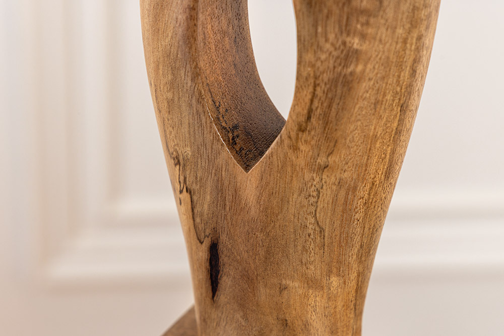 Massive Design Skulptur AMARA 45cm natur Mangoholz Dekoration handmade