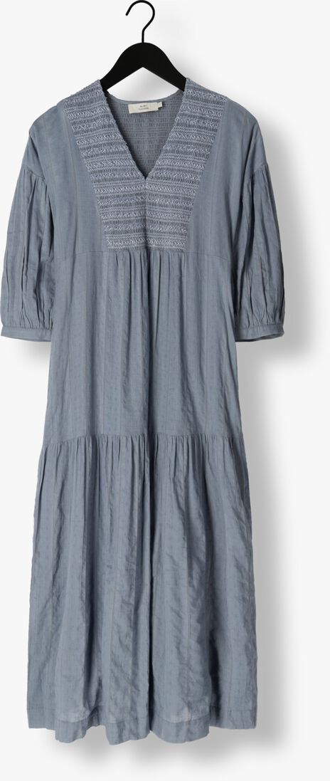 RUBY TUESDAY lichtblauwe ruby tuesday midi jurk sage long dress with v smock