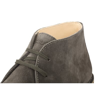 Herren-Schnürboot Velours, Grau