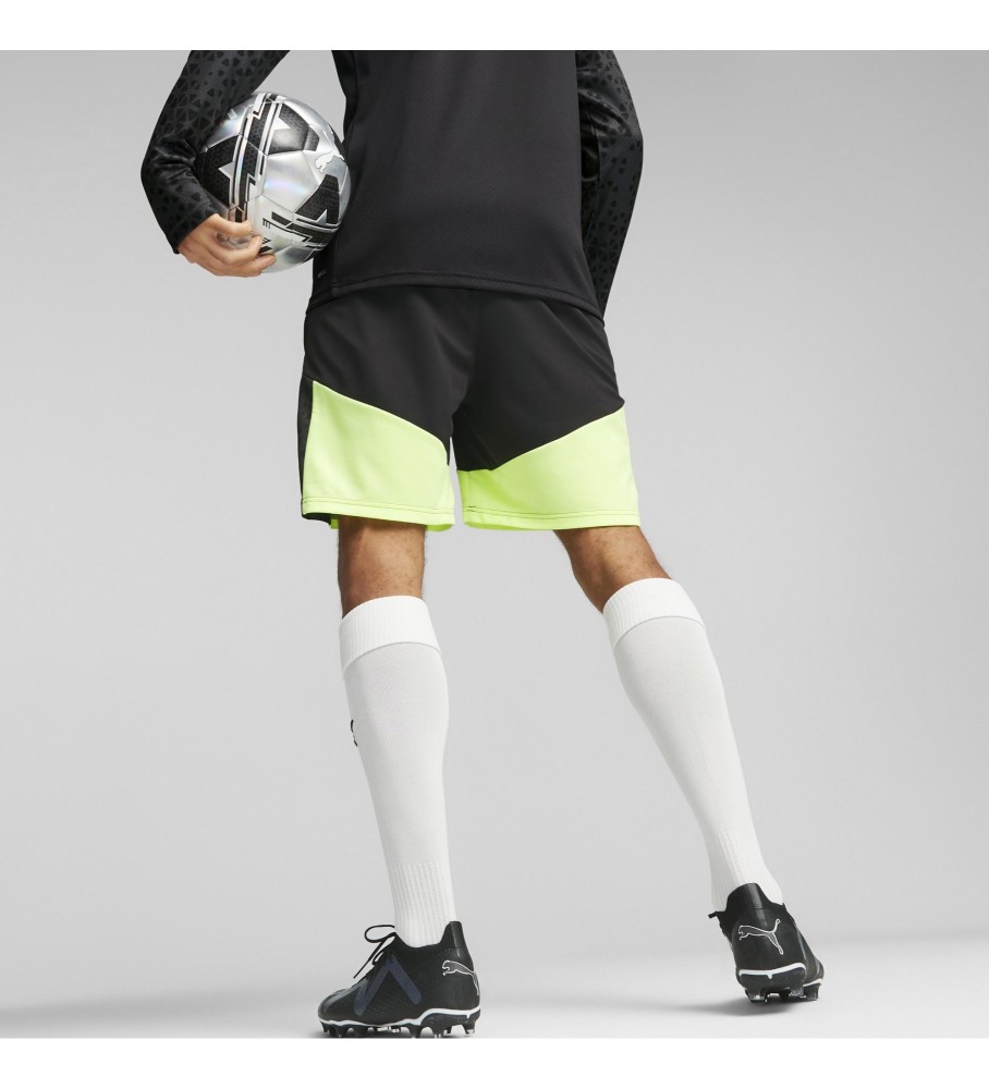 Calção de treino Puma IndividualCUP preto e amarelo