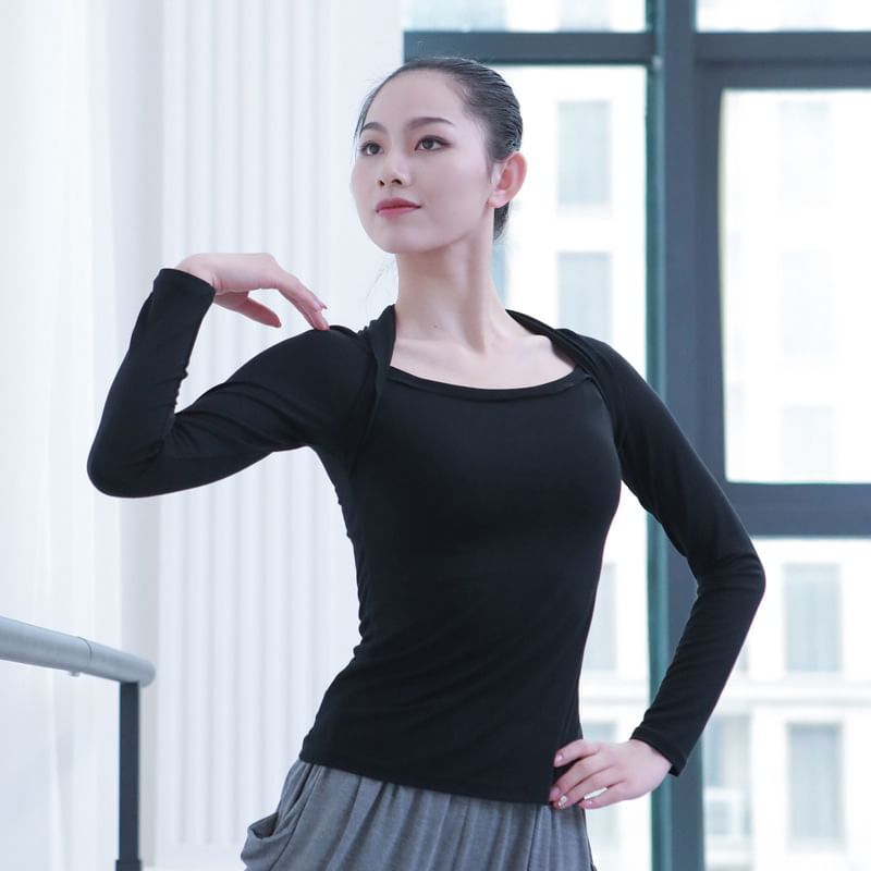 Cossita - Effen dans-T-shirt met lange mouwen
