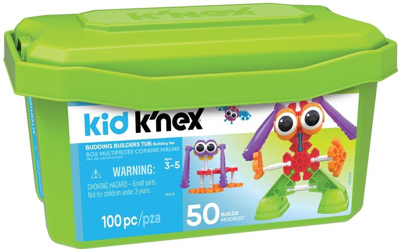 K'NEX Bouwset kid met opbergdoos 40,6 x 19,4 cm 100 stukjes