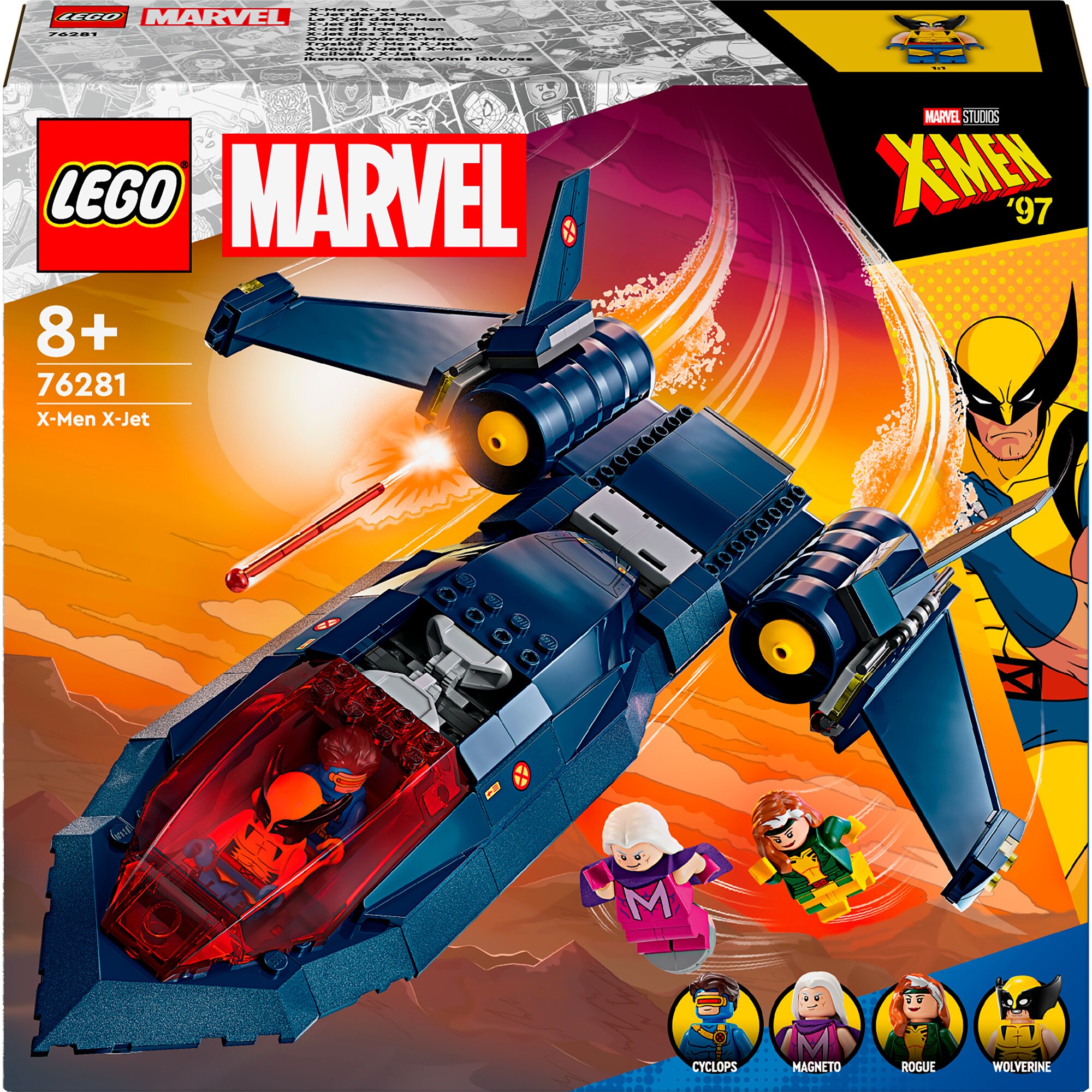 LEGO Konstruktionsspielzeug Marvel Super Heroes X-Jet der X-Men