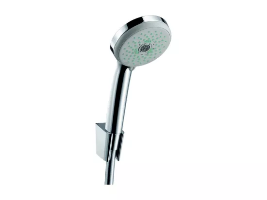 Ensemble support mural et douchette Multi avec flexible de douche 125 cm chromé Hansgrohe Croma 100