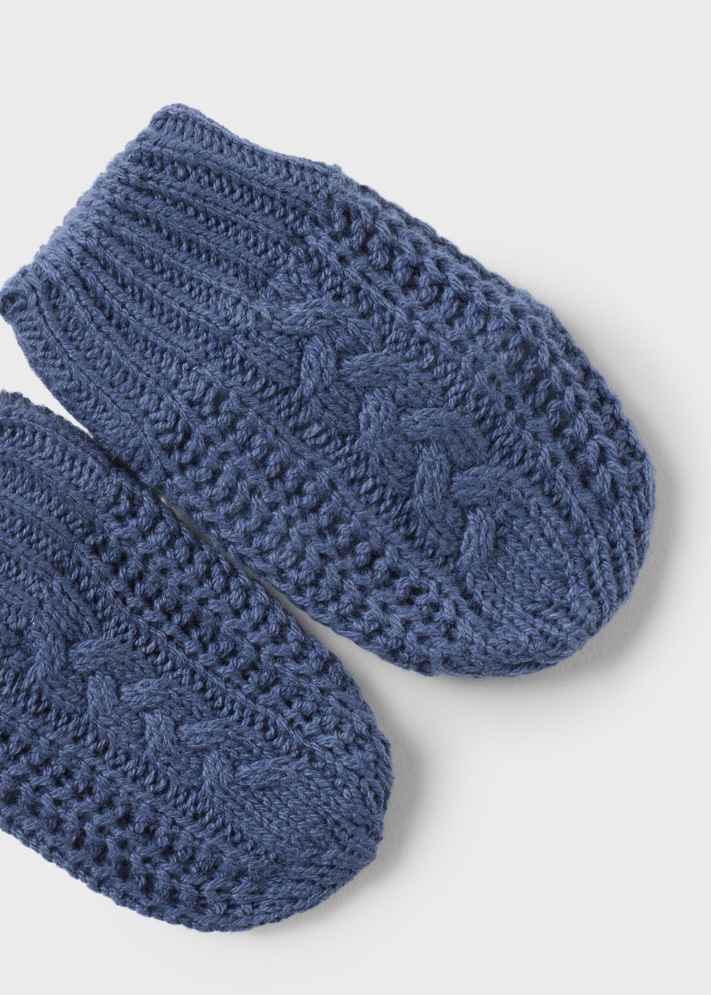 Conjunto de gorro e luvas para recém-nascido