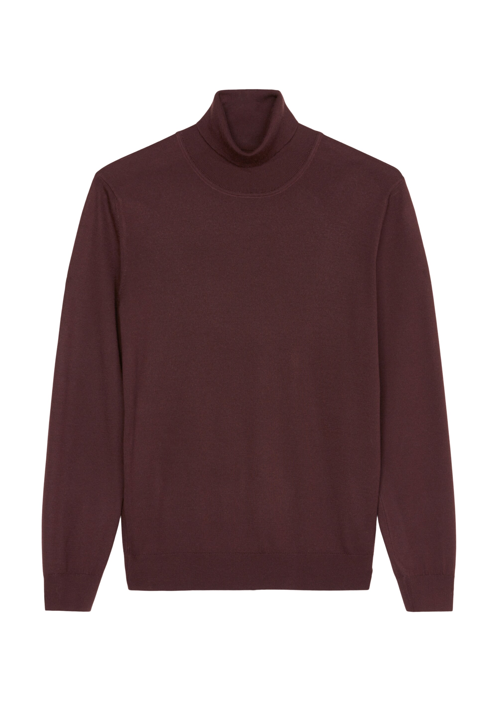 Rollkragen-Pullover shaped aus softer Schurwolle