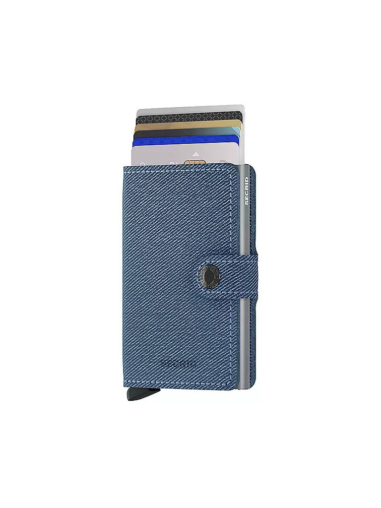 SECRID Geldbörse - Miniwallet Twist Jeans Blue blau