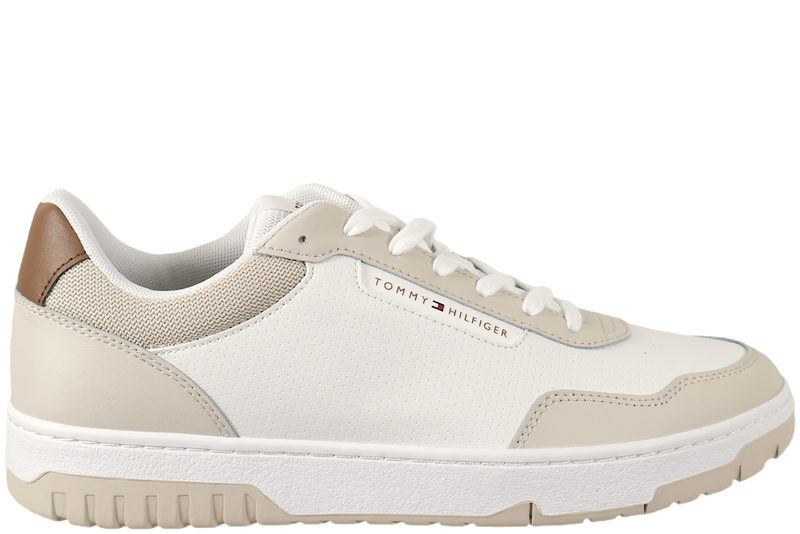 TOMMY HILFIGER - BASKET CORE LITE LTH BLOCK WHITE SNEAKER