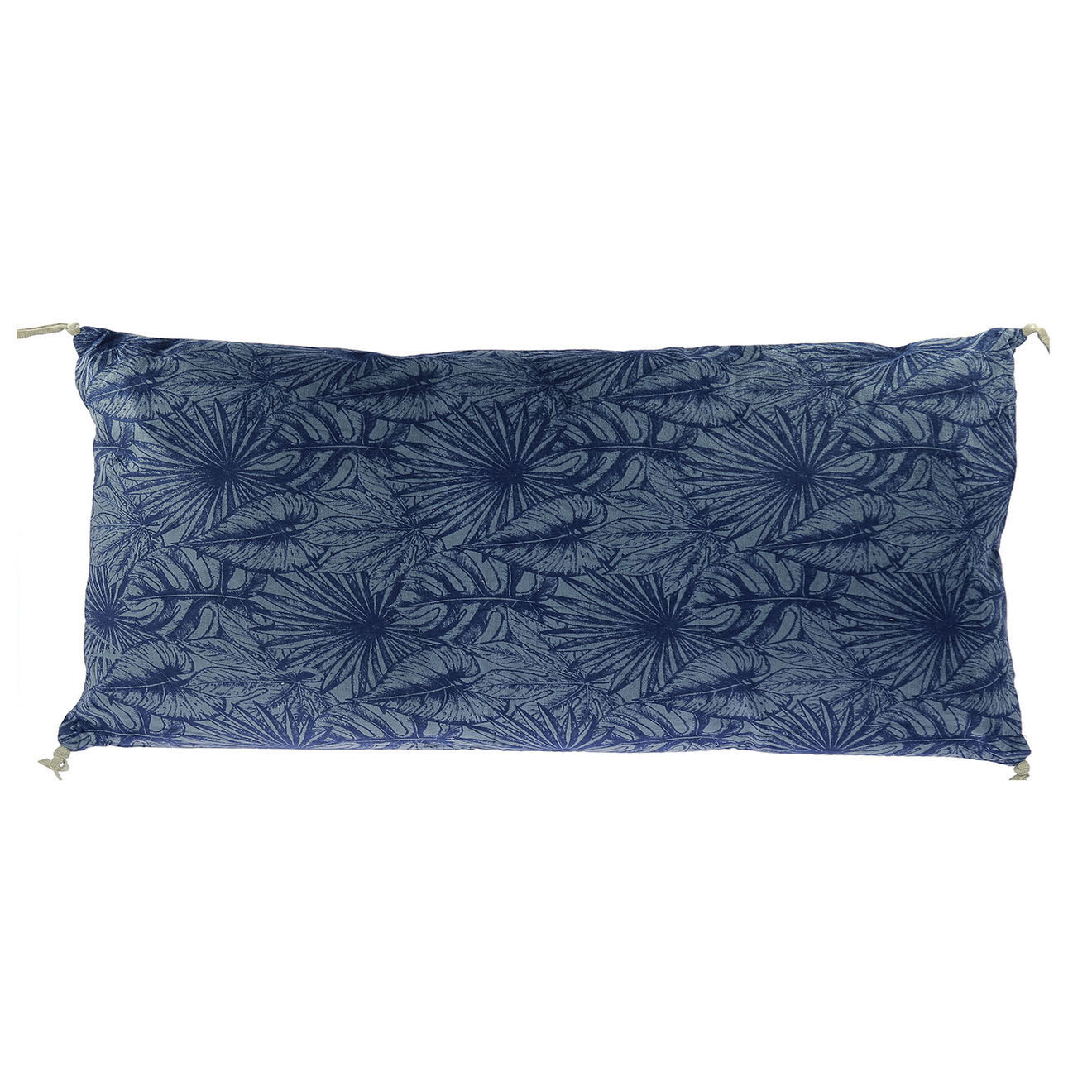 En Fil d'Indienne Housse de coussin Goa plomb - 50x100 cm