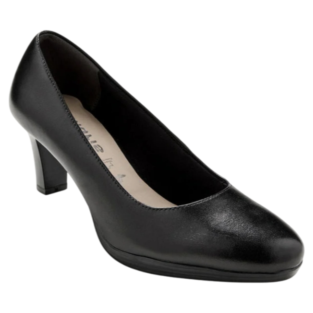 Pumps med hæl, kvinder, sort