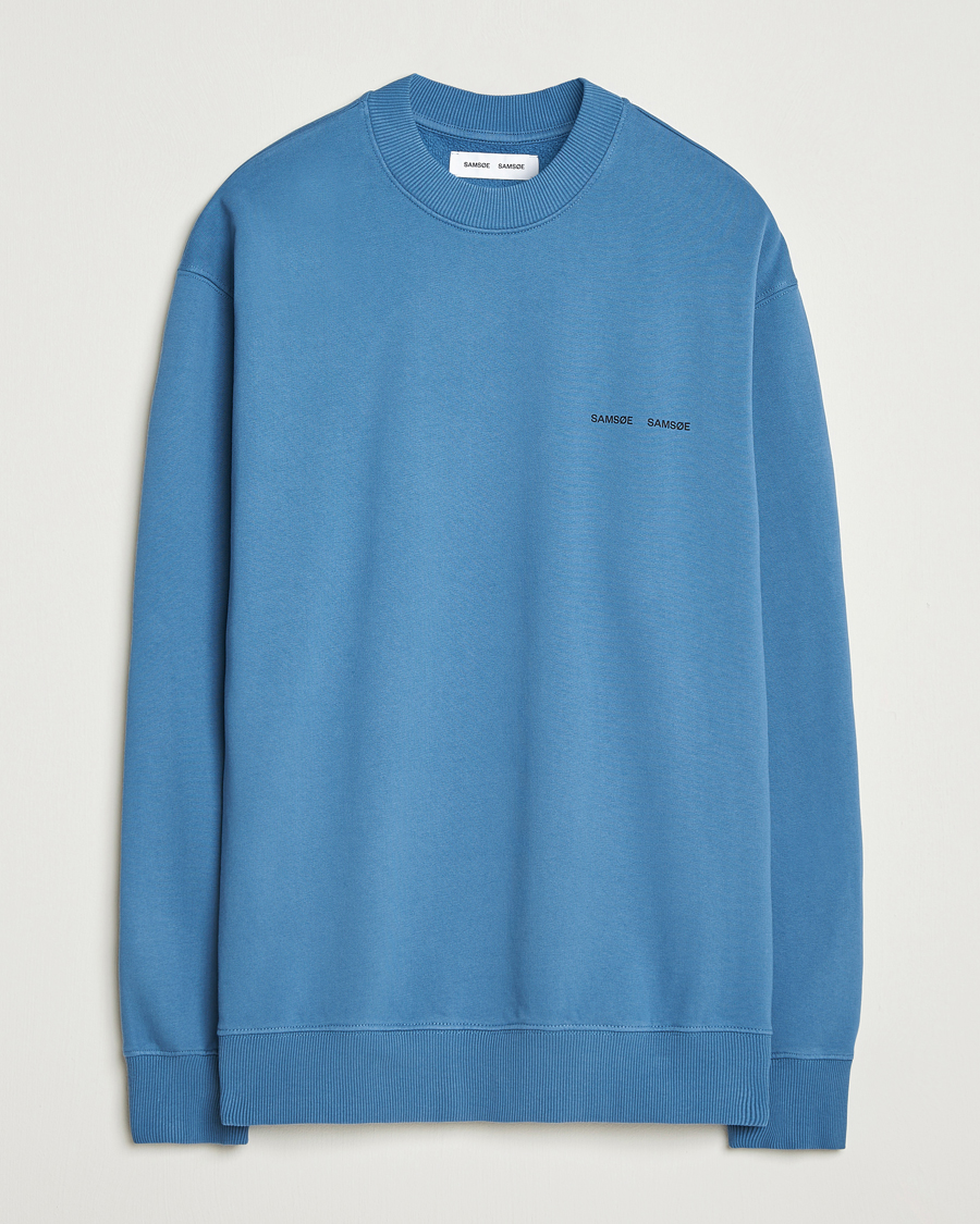 Samsøe Samsøe Norsbro Crew Neck Sweatshirt Stellar Blue