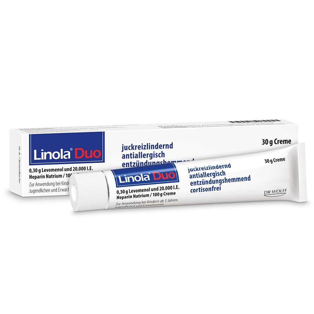 Linola® Duo - Cortisonfreie Creme gegen Juckreiz bei Neurodermitis und Ekzemen