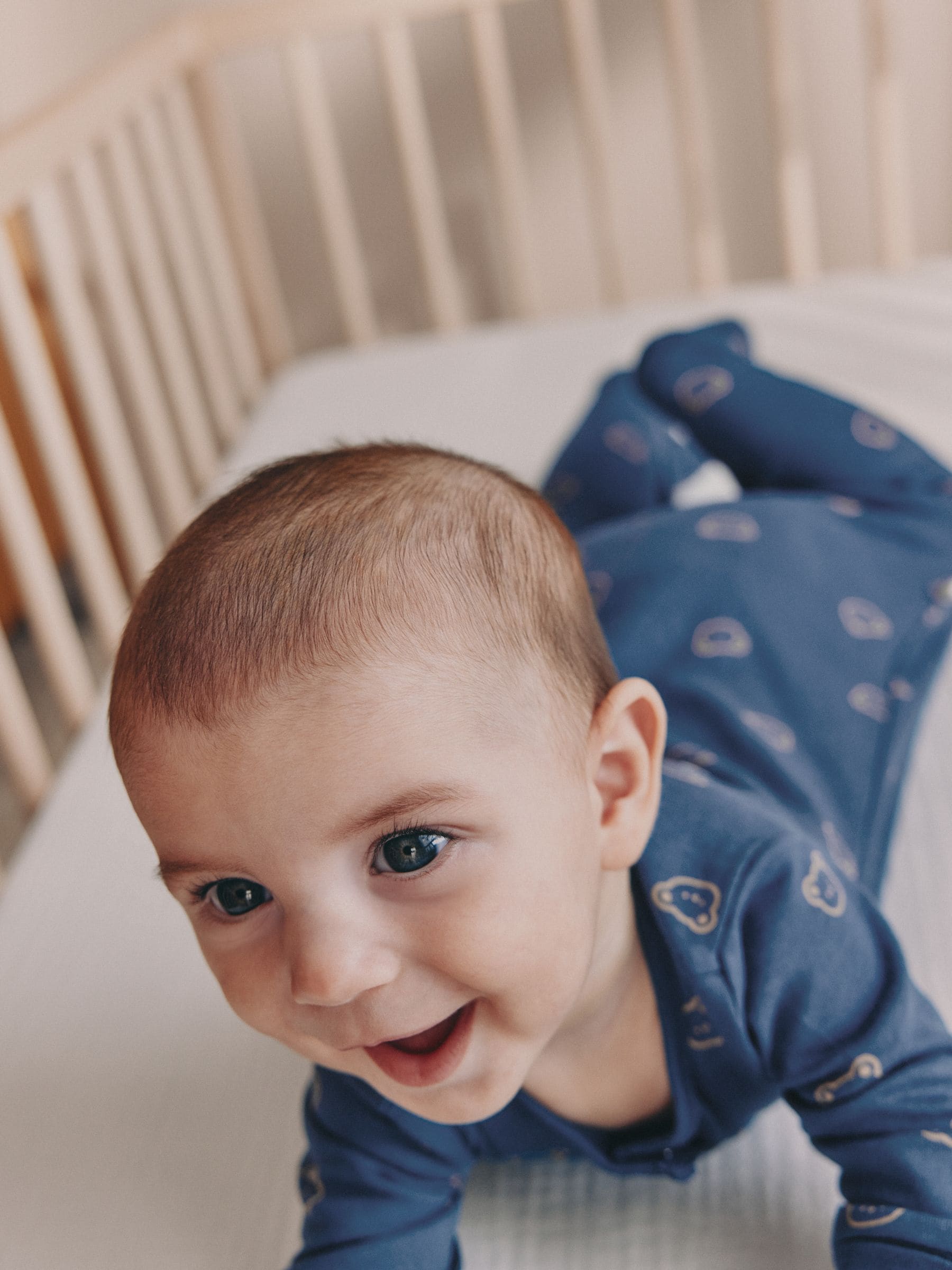 Navy Daddys Little Cub - Baby Family-pyjama (0-2jr)