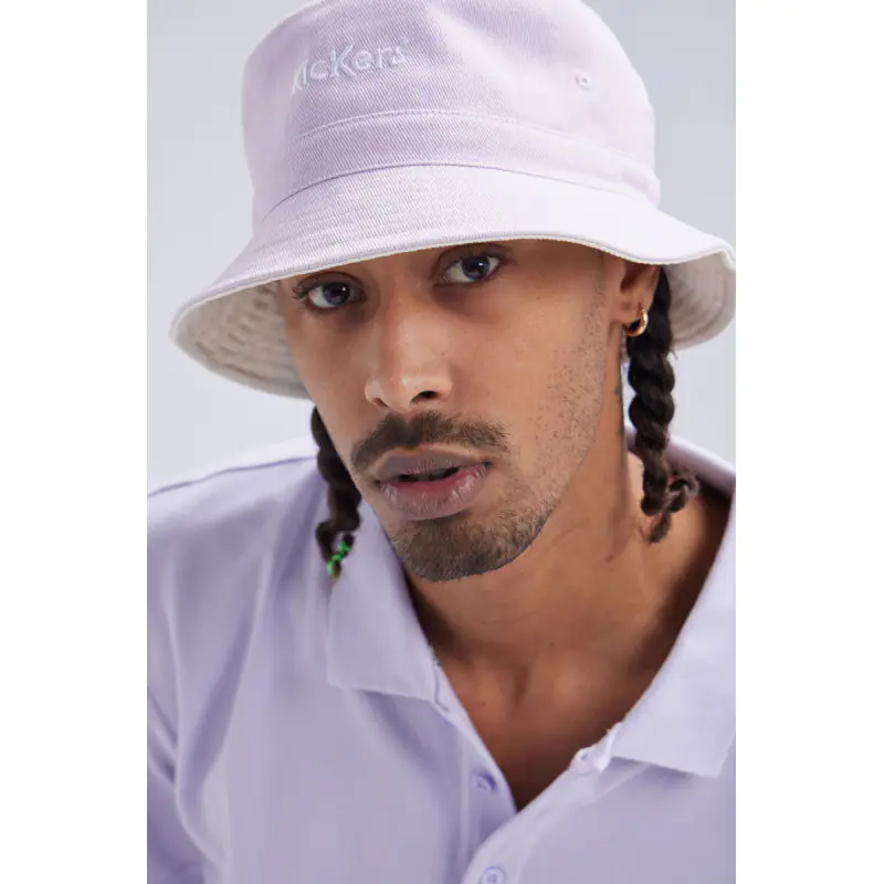 KICK BOB REVERSIBLE LILA/BLANC BOB Coton No Gender