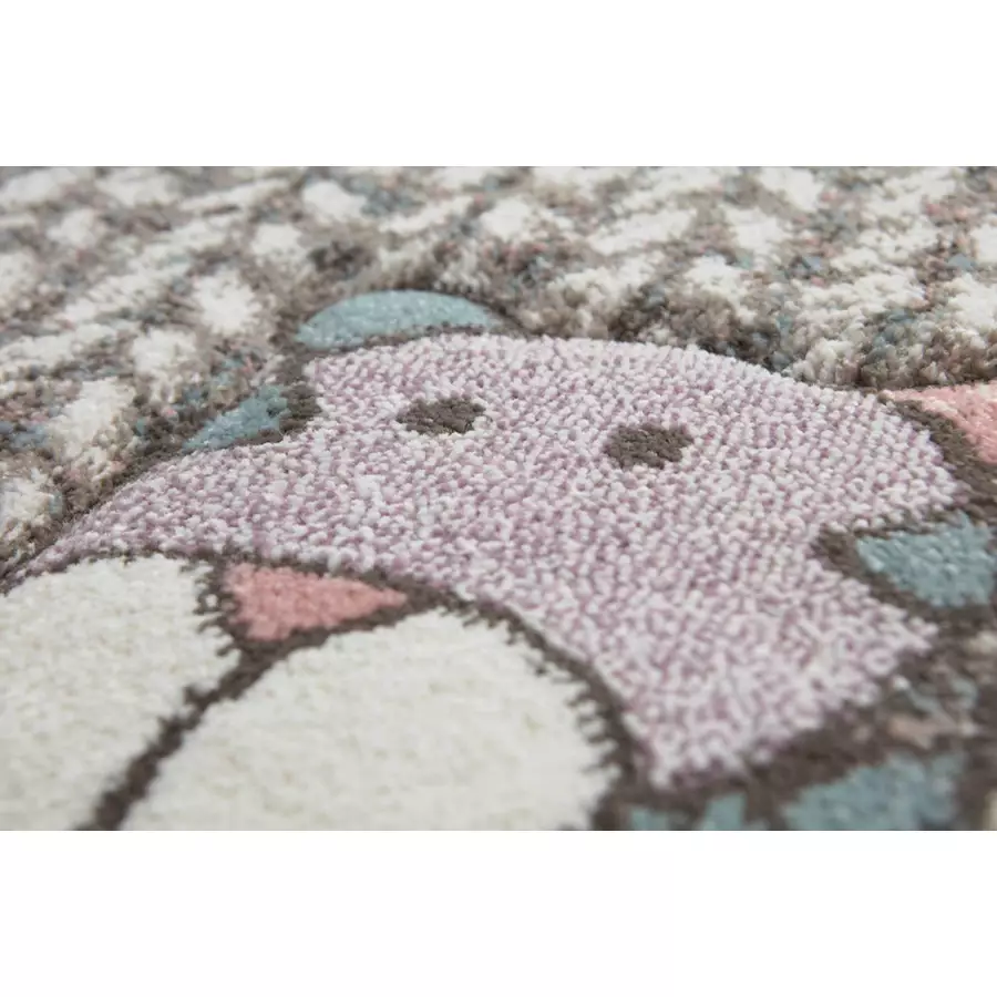 Sigikid Kinderteppich Patchwork Sweety beige sand rosa