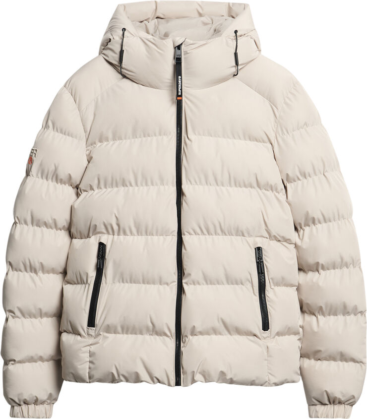Superdry HOODED SPORTS PUFFER JACKET Chateau grey