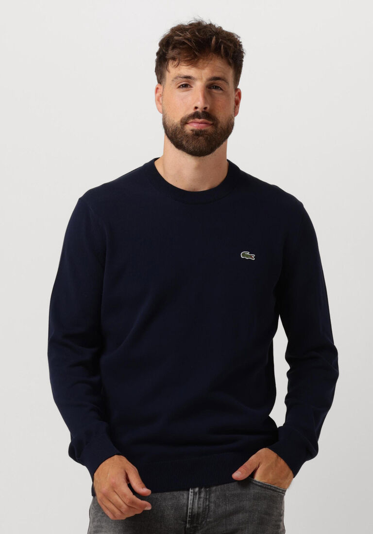 LACOSTE donkerblauwe lacoste trui 1ha1 men sweater