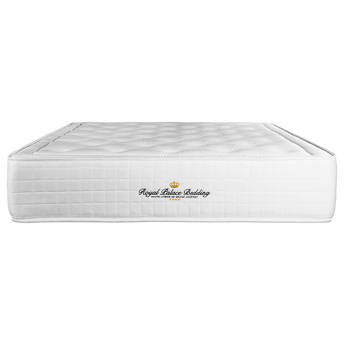 Royal Palace Bedding Ensemble matelas à mémoire de forme & sommier Buckingham blanc - 140x200 cm