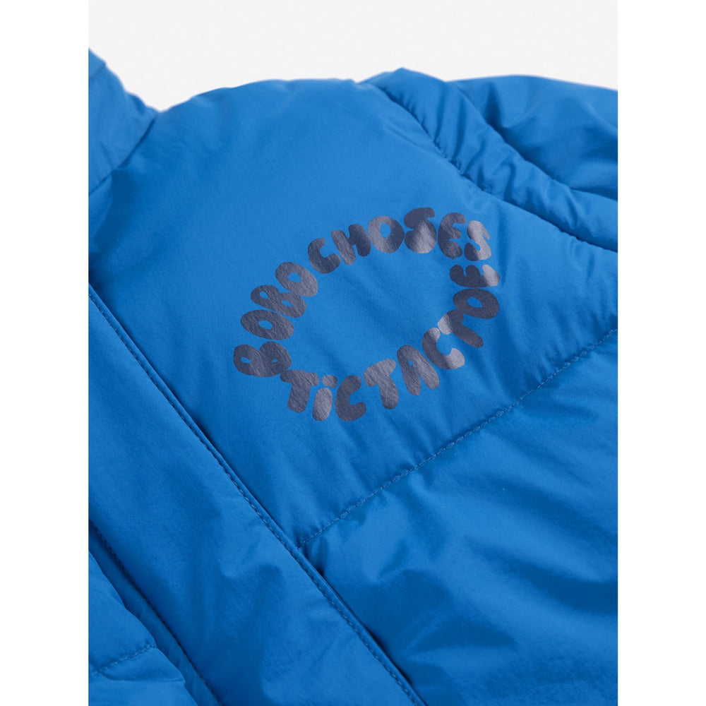 Køb Bobo Choses Blue Tic Tac Toe Vatteret Anorak