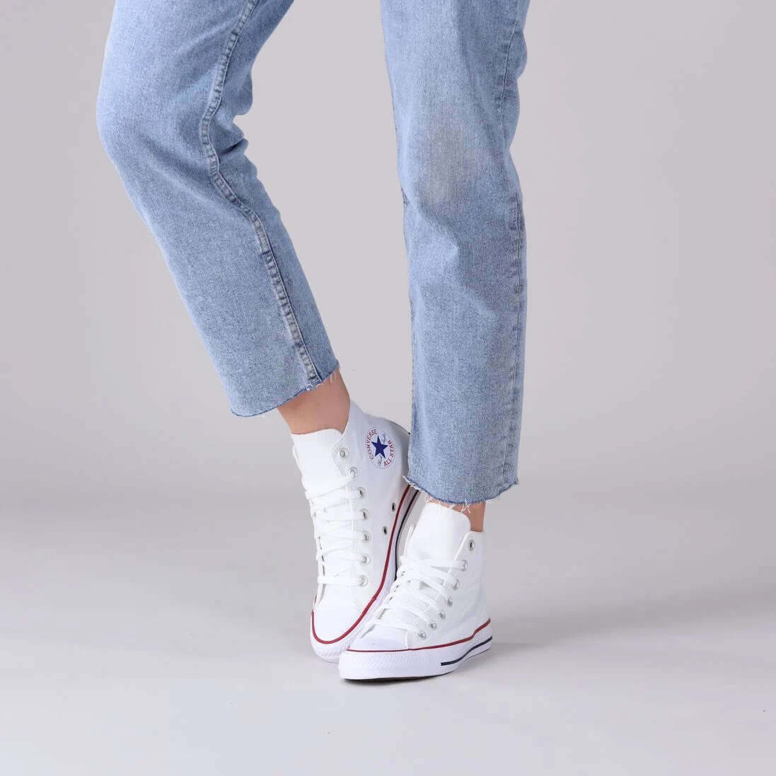 CONVERSE witte converse hoge sneaker chuck taylor all star hi dames