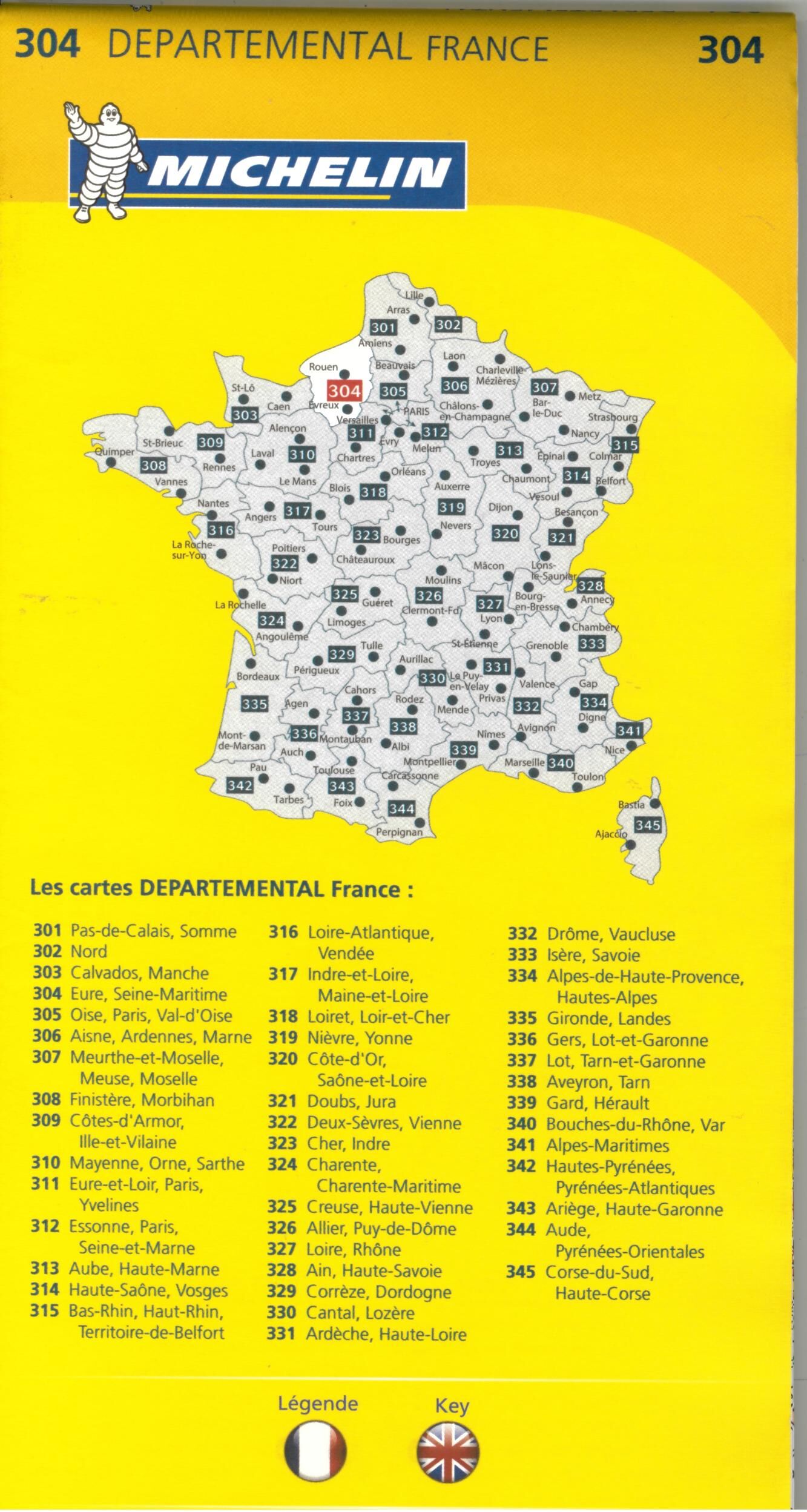MICHELIN - 304 EURE SEINE MARITIME