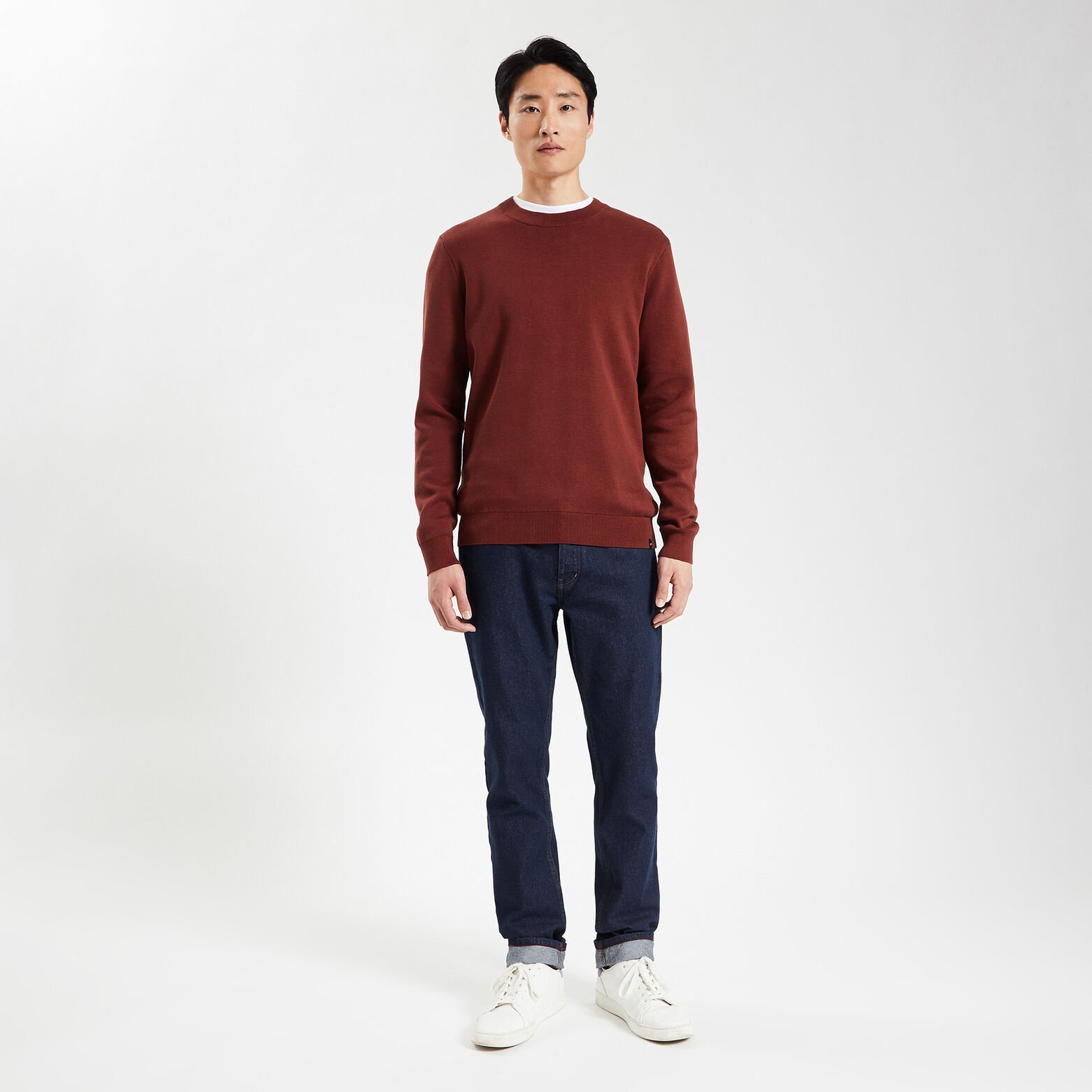 Pull uni 'le parfait by JULES' Bordeaux