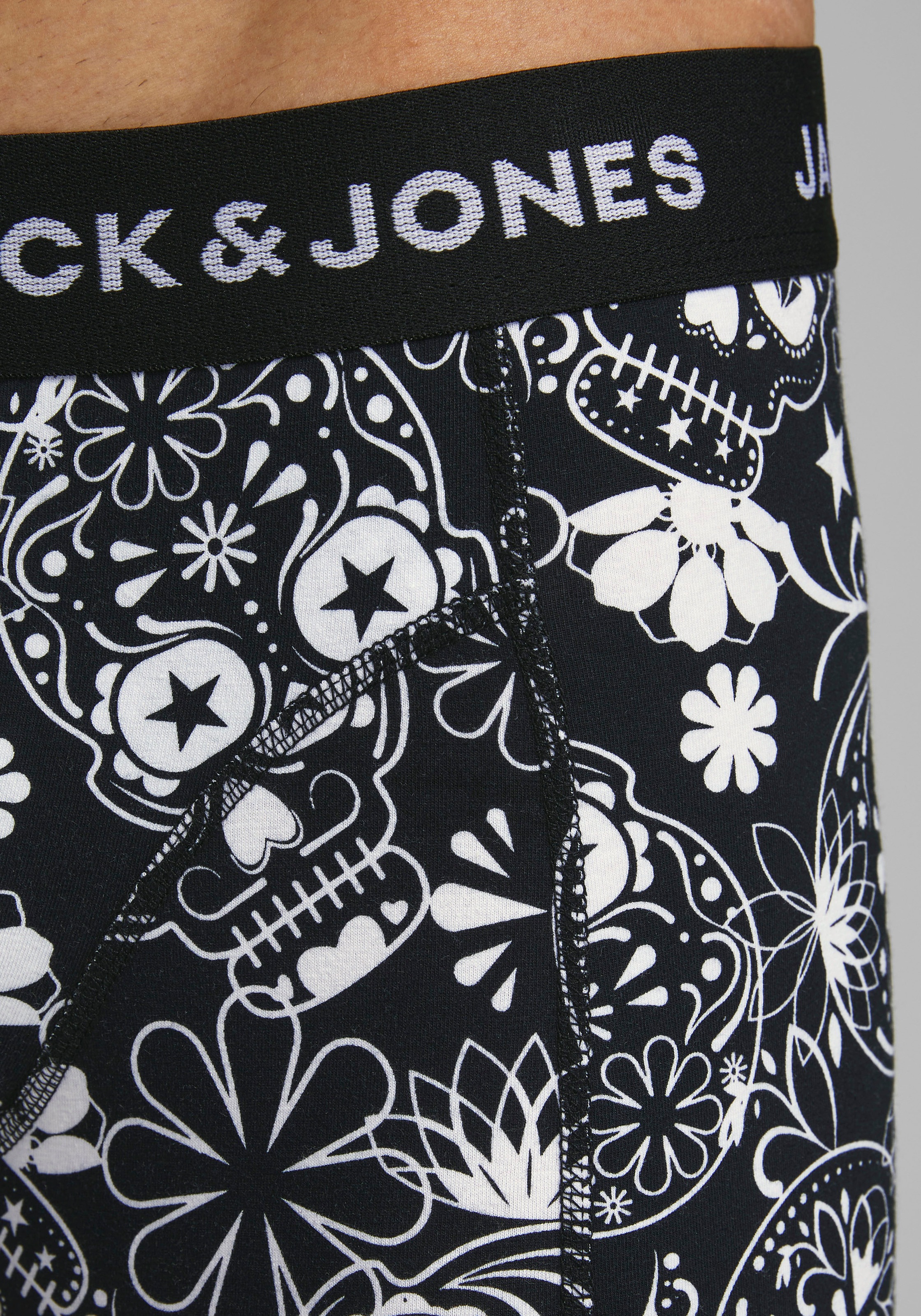 Jack & Jones Boxershorts »JACSUGAR SKULL TRUNKS 3 PACK. NOOS«, 3 Stk.