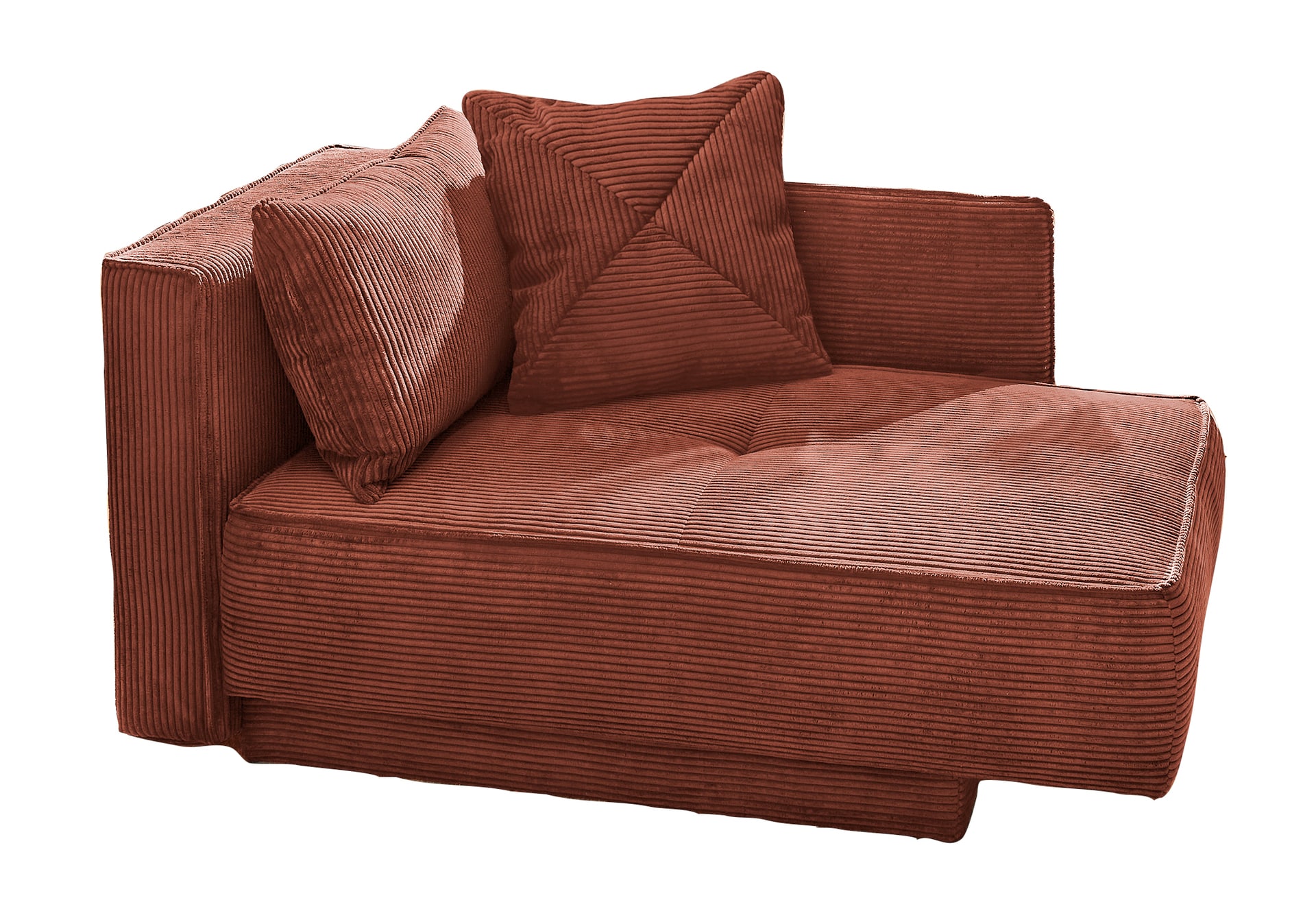 Recamiere RUBY rostrot