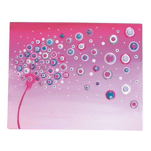 VIVA DECOR Universal-Schablone BLOB PAINT, Pusteblume