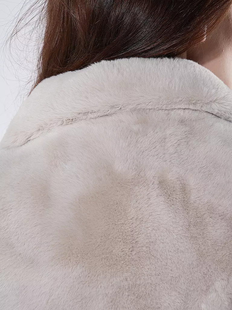 RINO&PELLE Gilet in Felloptik LISON creme