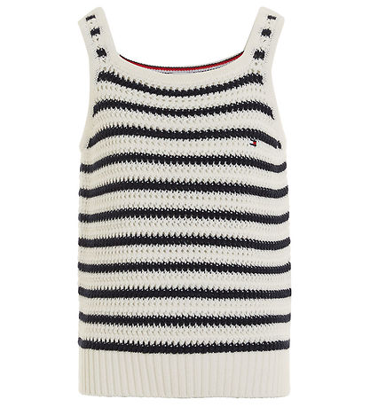 Tommy Hilfiger Top - Strick - Stripe Häkeln - Calico/Desert Himm